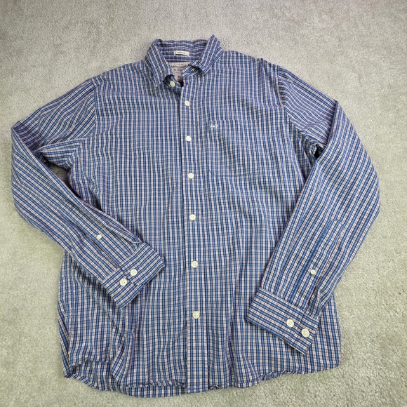 Abercrombie & Fitch Mens Shirts XL Muscle Fit Button Down Lot (2) Y2K Preppy - Picture 4 of 9